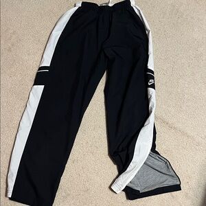 Nike Black and White Athletic Pants
